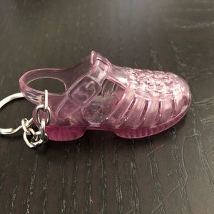 Vintage jelly shoe keychain